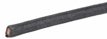 Katoenomweven stroom kabel zwart (2)