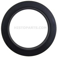 Grooved ring piston, for control hydraulics