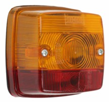 Rear light with indicator