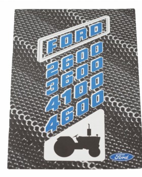 Ford 2600 3600 4100 4600 Instructieboek