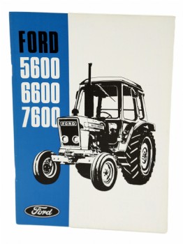 Ford 5600 6600 7600 met cabine Instructieboek