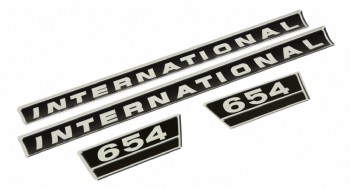 Motorkap stickerset International 654