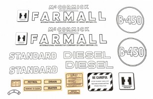 Decalset Farmall B-450