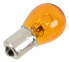 Lamp 12 Volt, 21 Watt  oranje glas