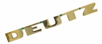 DU129 Deutz embleem messing