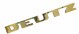 DU129 Deutz embleem messing