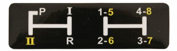 Schakelschema stikker met haakse P stand John Deere
