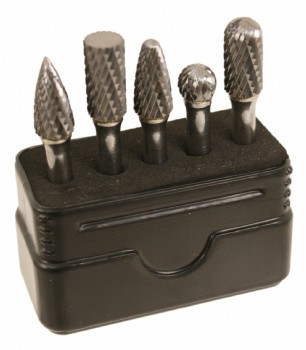 5 delige metaal fresen set