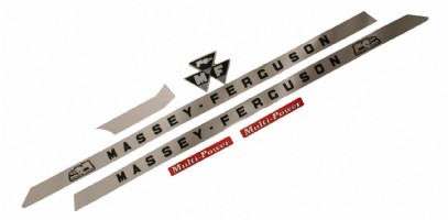 Bonnet decal set. Massey Ferguson 130 tru 188