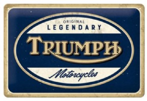 Triumph Motorcycles Metalen wandbord