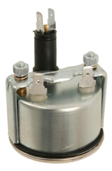 Inbouw klok, analoog. 12V 60 mm. back