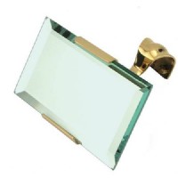 Brass rear view mirror