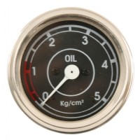 Oil pressure gauge. 60 mm 0-5 bar