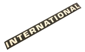 Front cab decal, International 