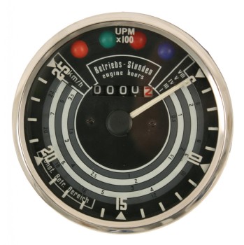 Toerentellerklok Porsche H8806