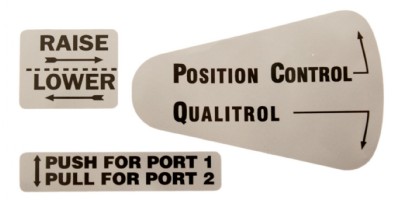 Dexta position control sticker set