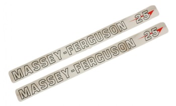 MF25 Stikkerset Massey Ferguson 25