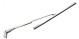Ruitewisser arm en blad 28cm 70126