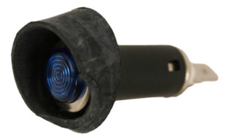 Blauw controle lampje met afdekkap, David Brown