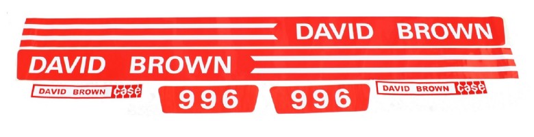 Bonnet Decalset David Brown 996