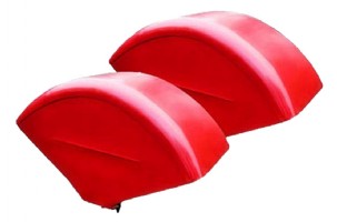 Fender set with halve round top section