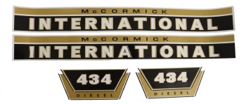 International 434 motorkap stikkerset Decal set