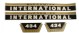International 434 motorkap stikkerset Decal set