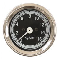 Oliedrukmeter 0 - 16 Bar.  60 mm. 