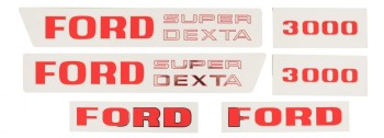 F3000SD stikkerset Dexta 3000