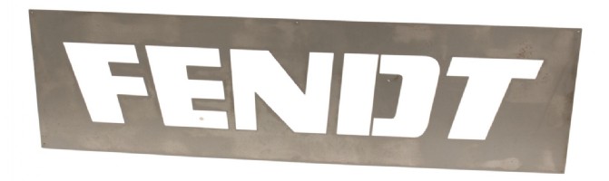 Metalen Lak Sjabloon Fendt 
