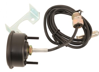 Universele mechanische temperatuurmeter  kleuren. zwarte rand compleet