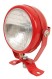 Universele ploeglamp werklamp rood,  open glas