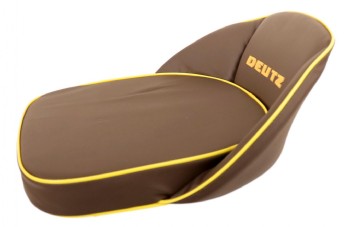 Zitkussen Deutz donker bruin, side