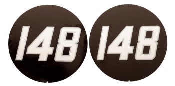 Massey Ferguson 148 Motor kap type stikkers