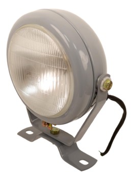 Ploeglamp of werktuiglamp grijs