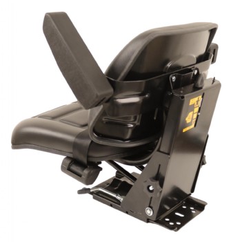 Mechanisch geveerde stoel met armleuningen en riem (2)