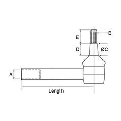Stuurkogel, Lengte_ 76mm 2
