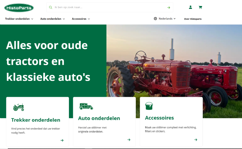 Nieuwe webshop