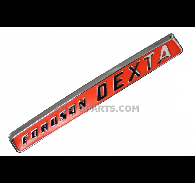 Bonnet sidebadge Fordson Dexta