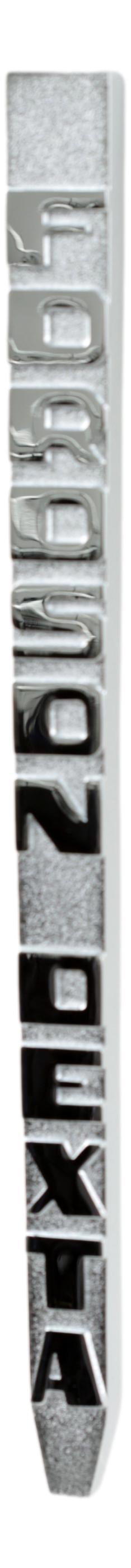 Vertical nose emblem Fordson Dexta
