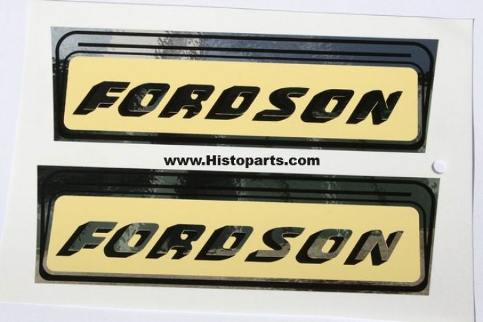 Fordson bonnet decal set
