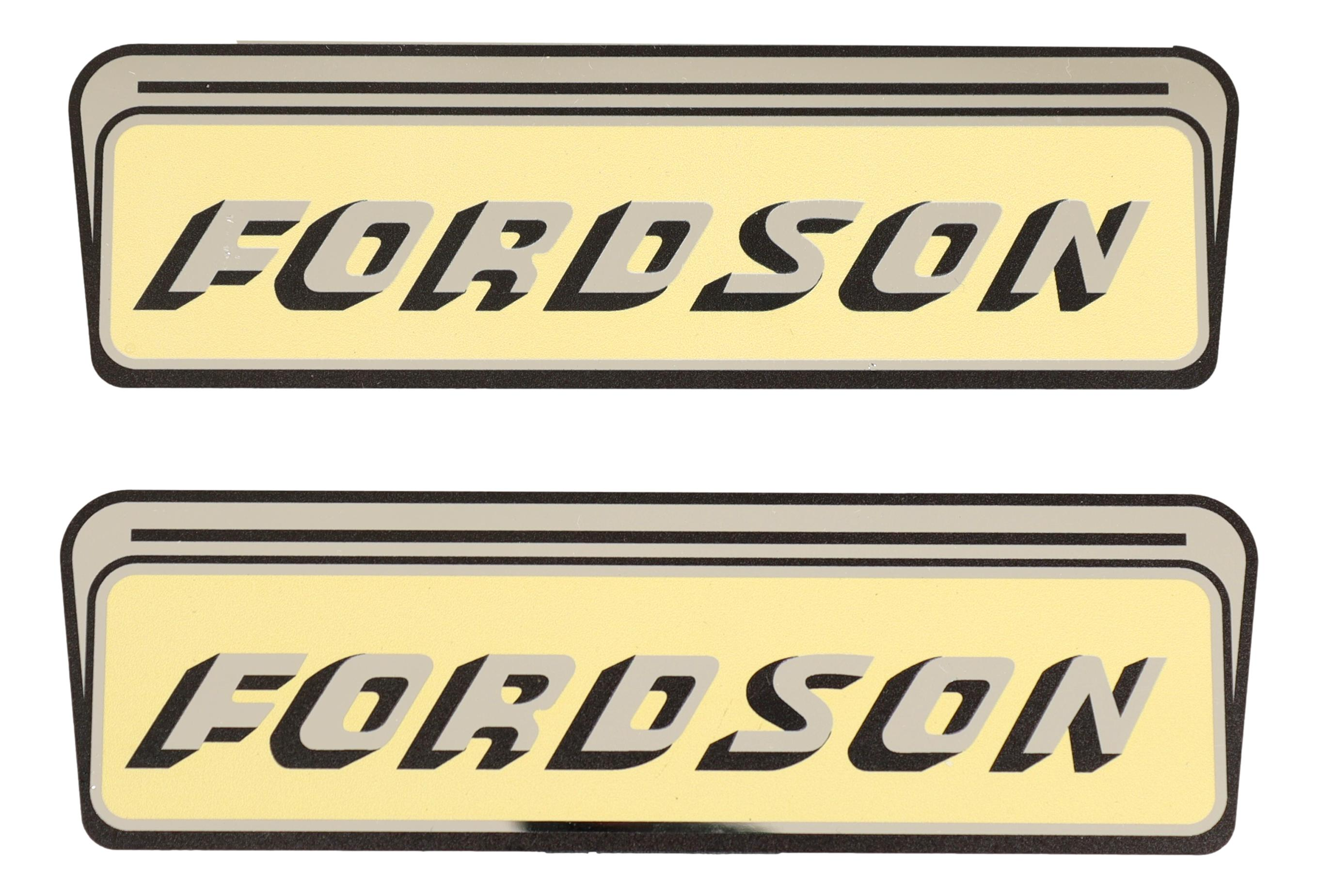 Fordson bonnet decal set