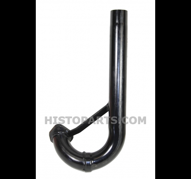 Exhaust tube and flange for vertical mounted muffler, Mc Cormick