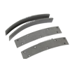 Brake lining kit Mc.Cormick, Deutz, Porsche