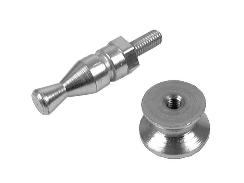 Knop en kogel voor Fordson grille