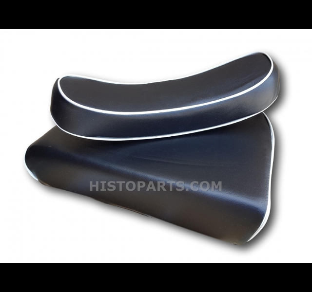 Seat cushion set, Black with White for David Brown & Allis Chalmers ED40 Histoparts