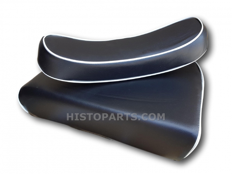 Seat cushion set, Black with White for David Brown & Allis Chalmers ED40 Histoparts