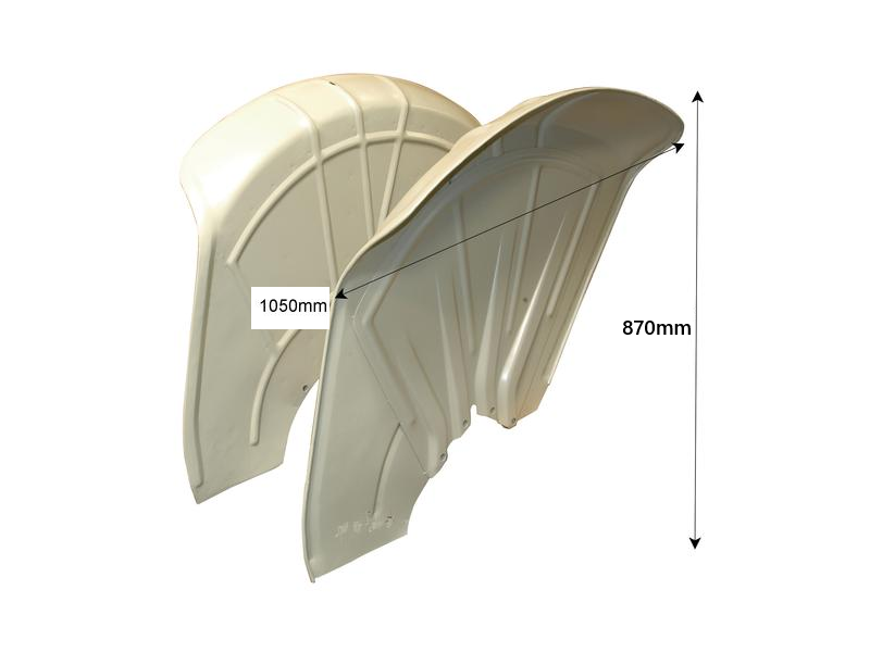 Mudguard set for David Brown. 880, 885, 990, 995 & 996 Selectamatic Histoparts
