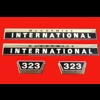 Decal set International 323
