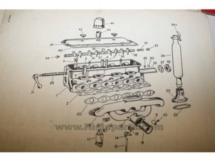 Koppakingset David Brown Cropmaster diesel (88.9mm boring) en 25D Histoparts